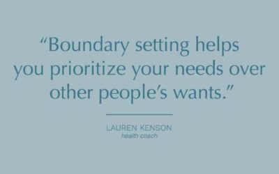 The Importance of Boundary Setting