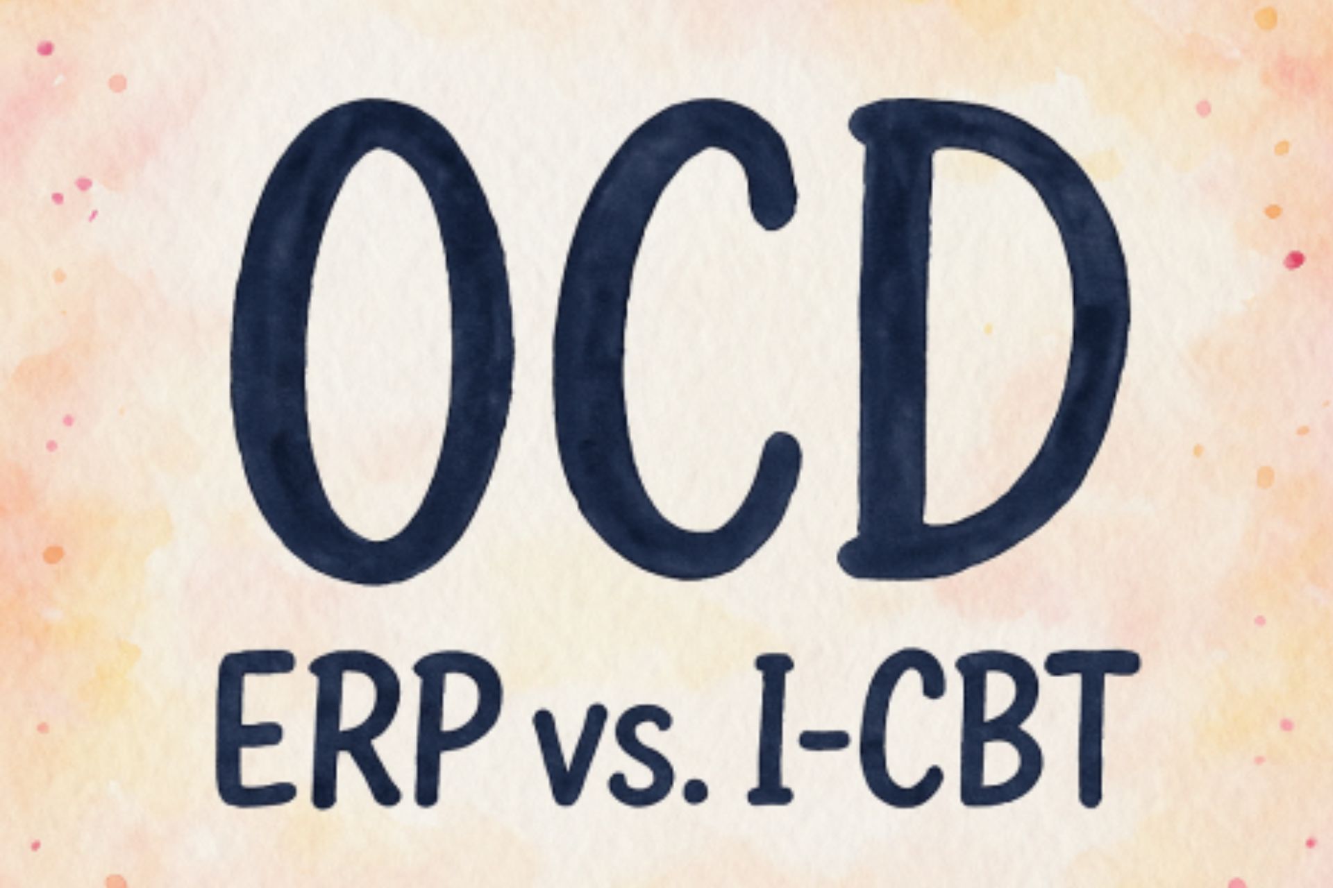 Ocd treatment that works erp vs i cbt the works counseling center
